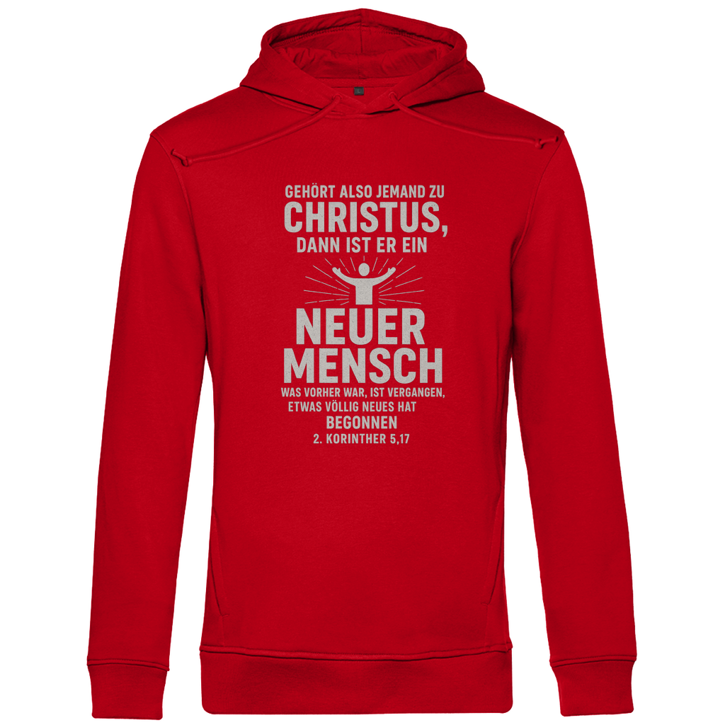 Herren Premium Bio Hoodie Weg,Wahrheit,Leben