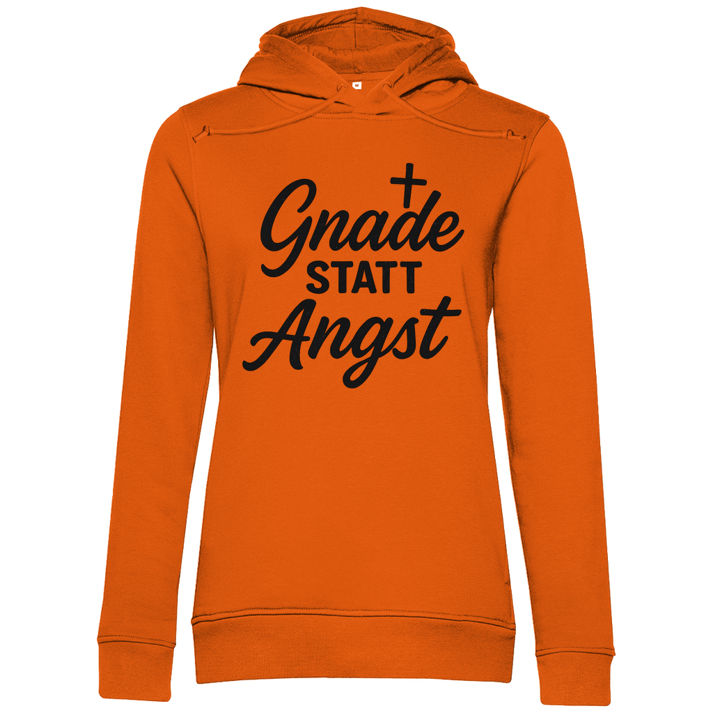 Damen Premium Bio Hoodie Gnade statt Angst