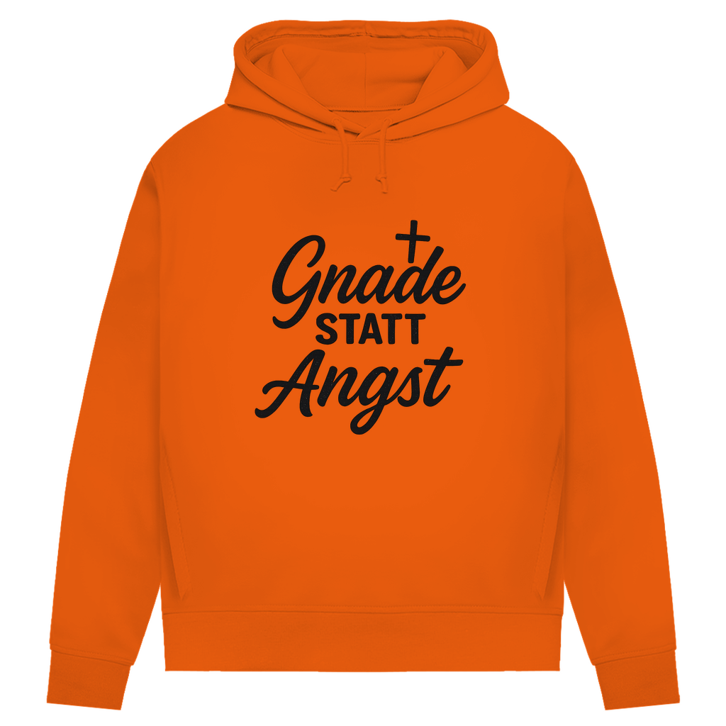 Damen Premium Bio Hoodie Gnade statt Angst