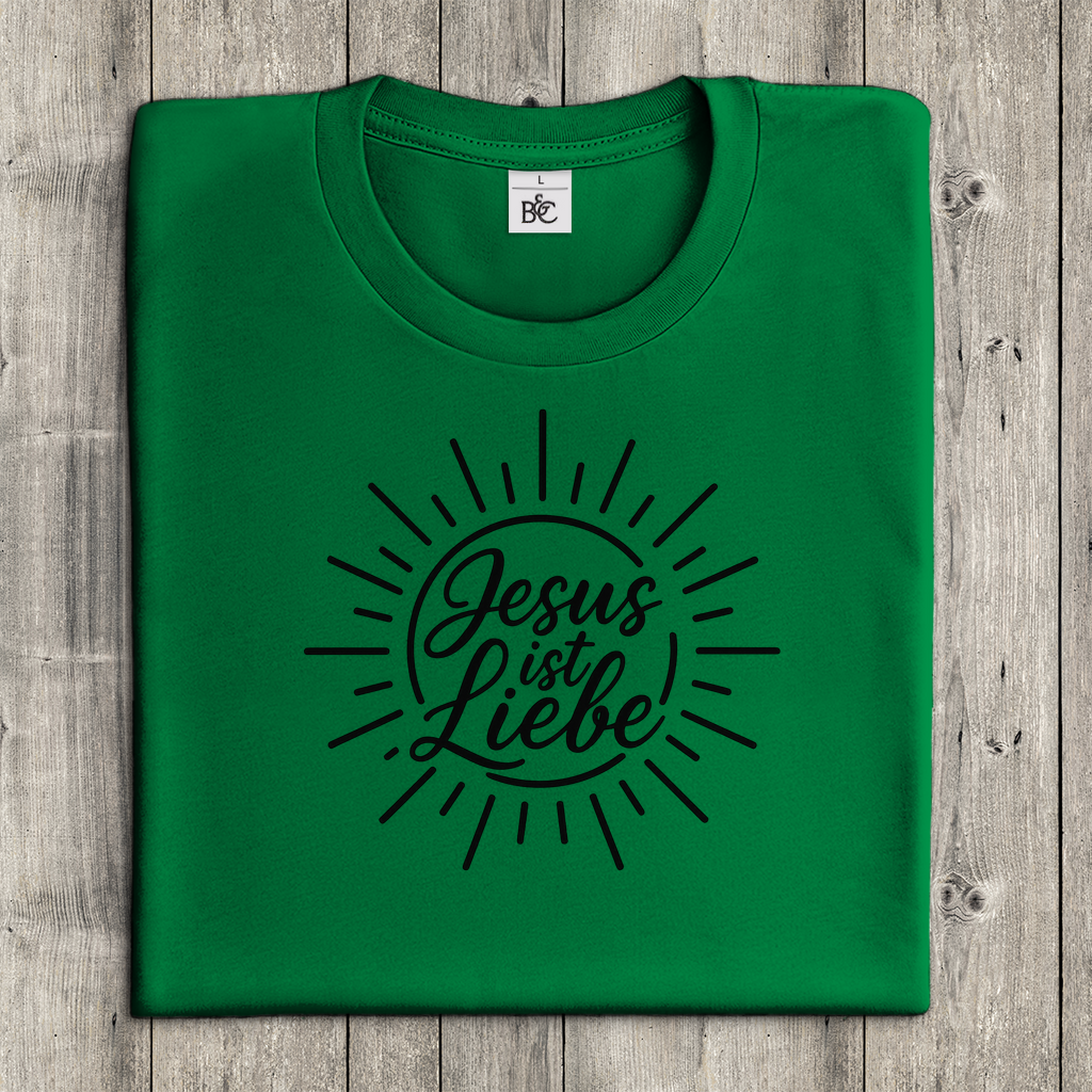 Damen T-Shirt Jesus ist Liebe
