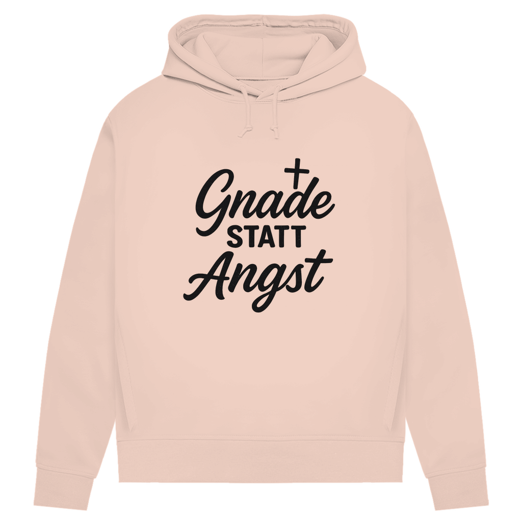 Damen Premium Bio Hoodie Gnade statt Angst