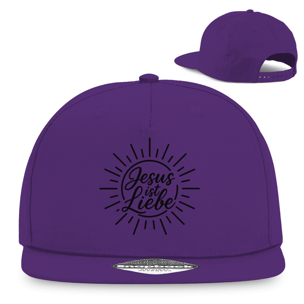 Snapback Rapper Cap Jesus ist Liebe