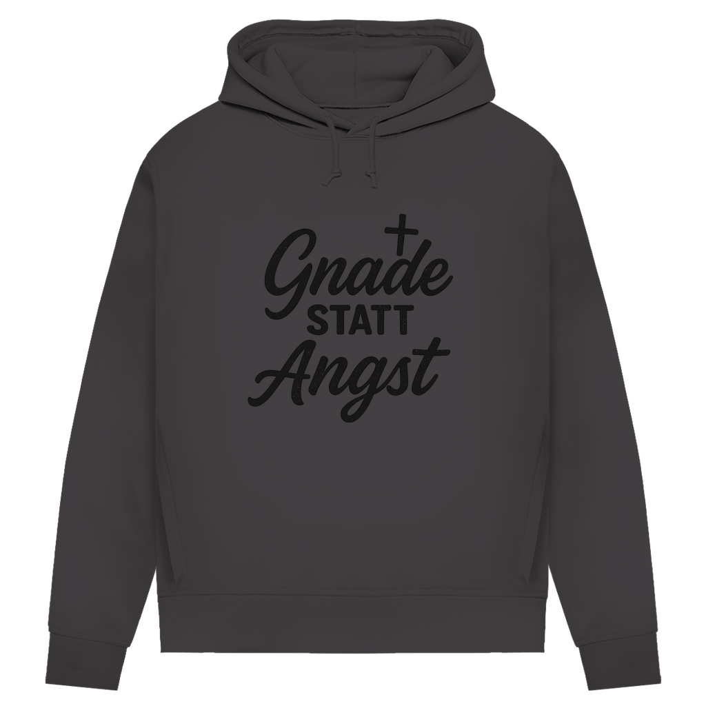 Damen Premium Bio Hoodie Gnade statt Angst