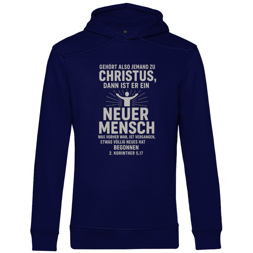 Herren Premium Bio Hoodie Weg,Wahrheit,Leben