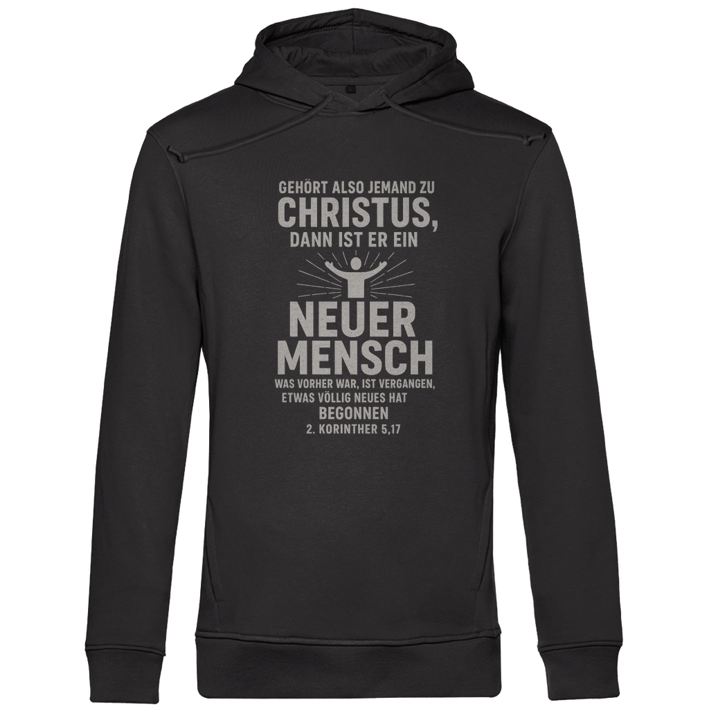 Herren Premium Bio Hoodie Weg,Wahrheit,Leben