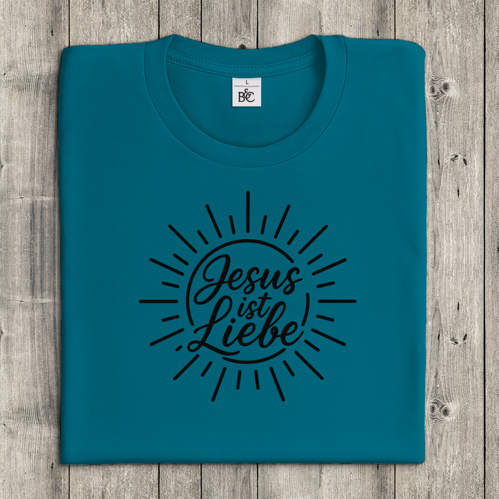 Damen T-Shirt Jesus ist Liebe