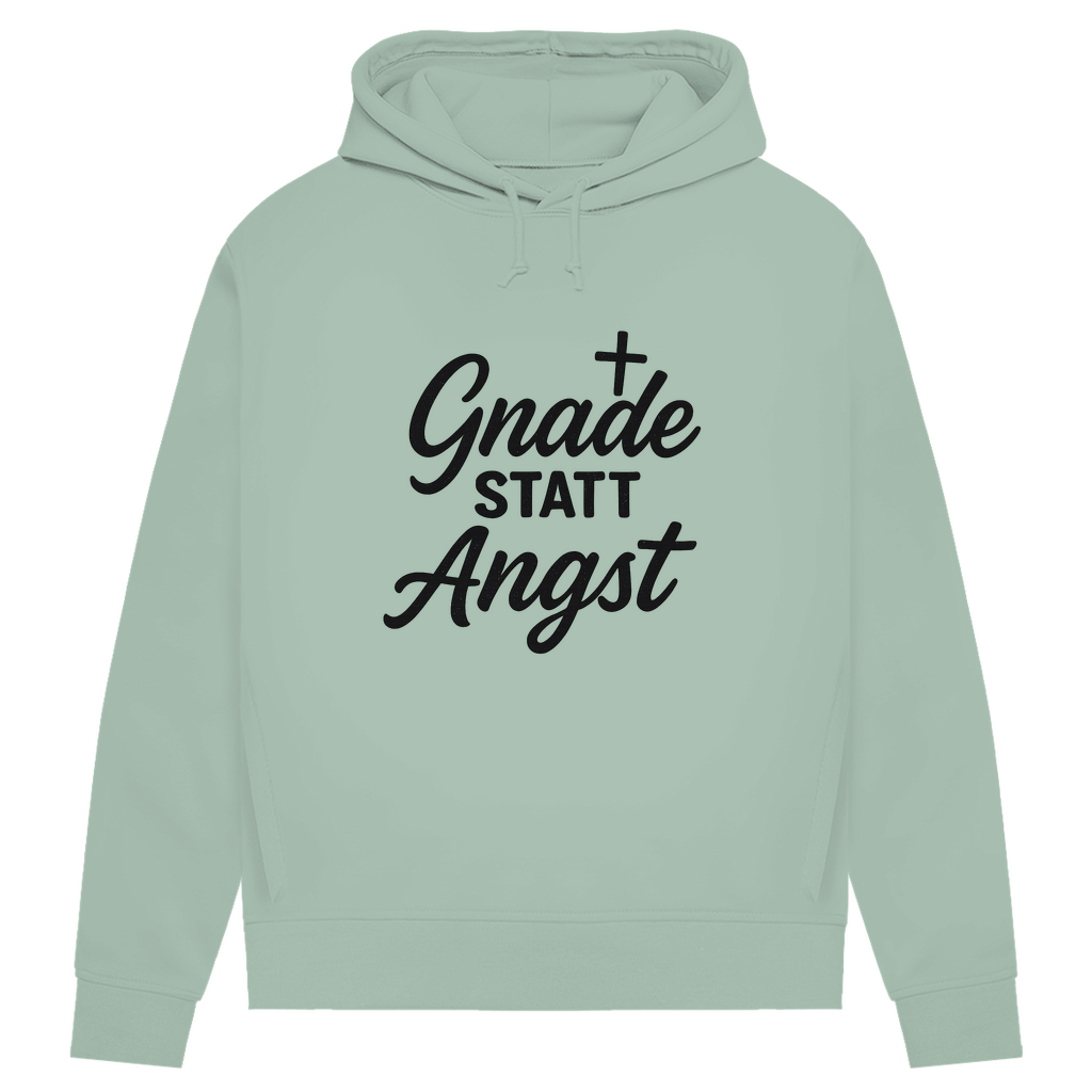 Damen Premium Bio Hoodie Gnade statt Angst