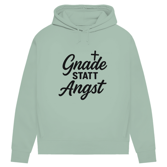 Damen Premium Bio Hoodie Gnade statt Angst