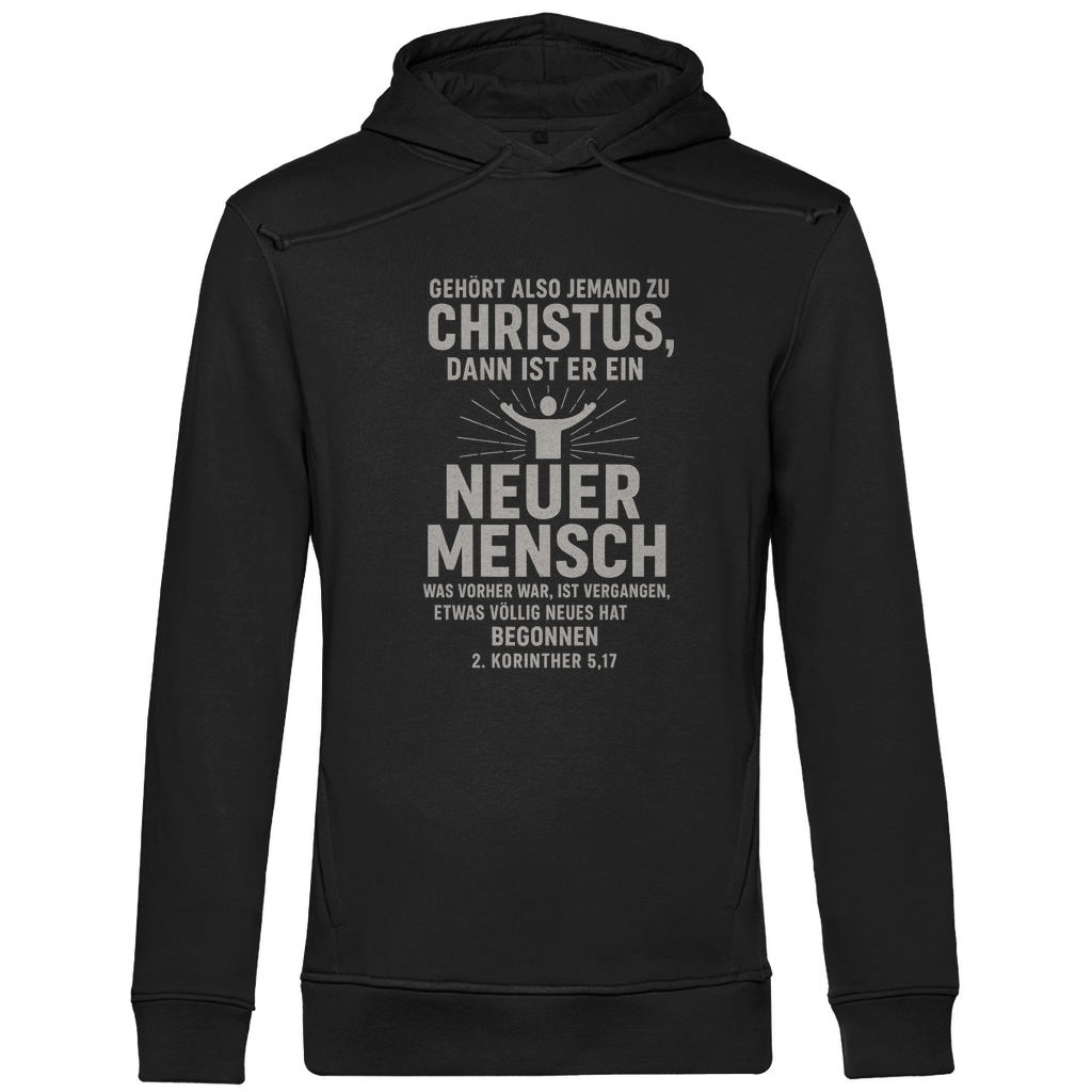 Herren Premium Bio Hoodie Weg,Wahrheit,Leben