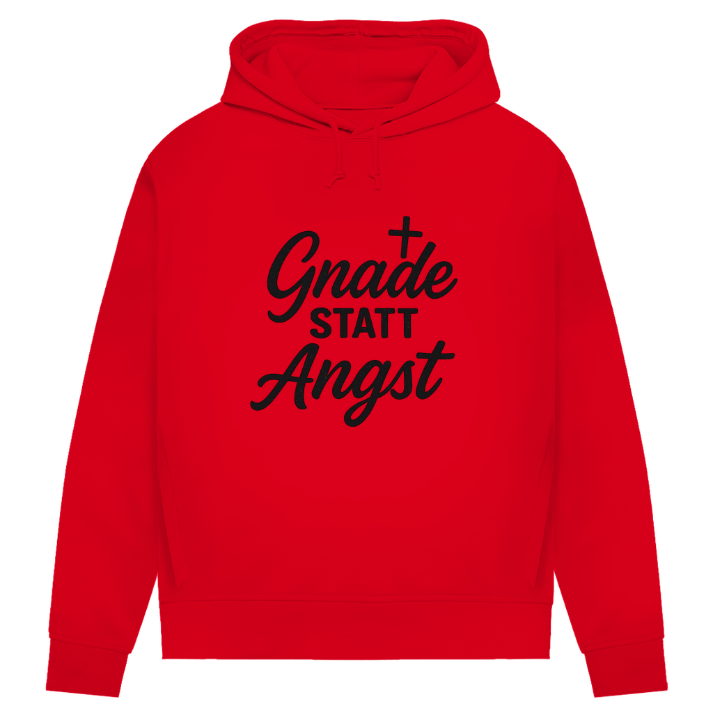 Damen Premium Bio Hoodie Gnade statt Angst