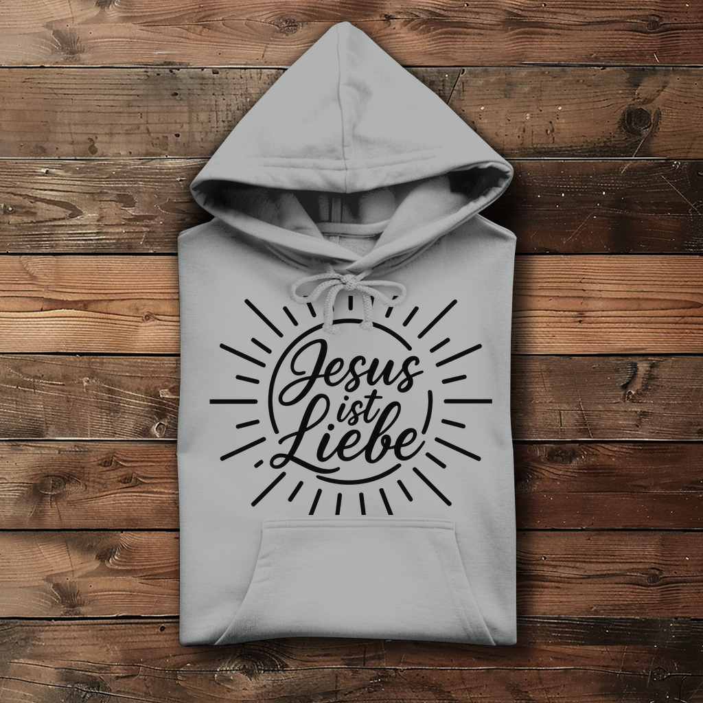 Damen Hoodie Jesus ist Liebe