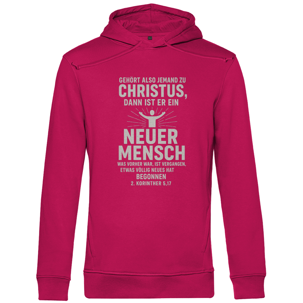 Herren Premium Bio Hoodie Weg,Wahrheit,Leben
