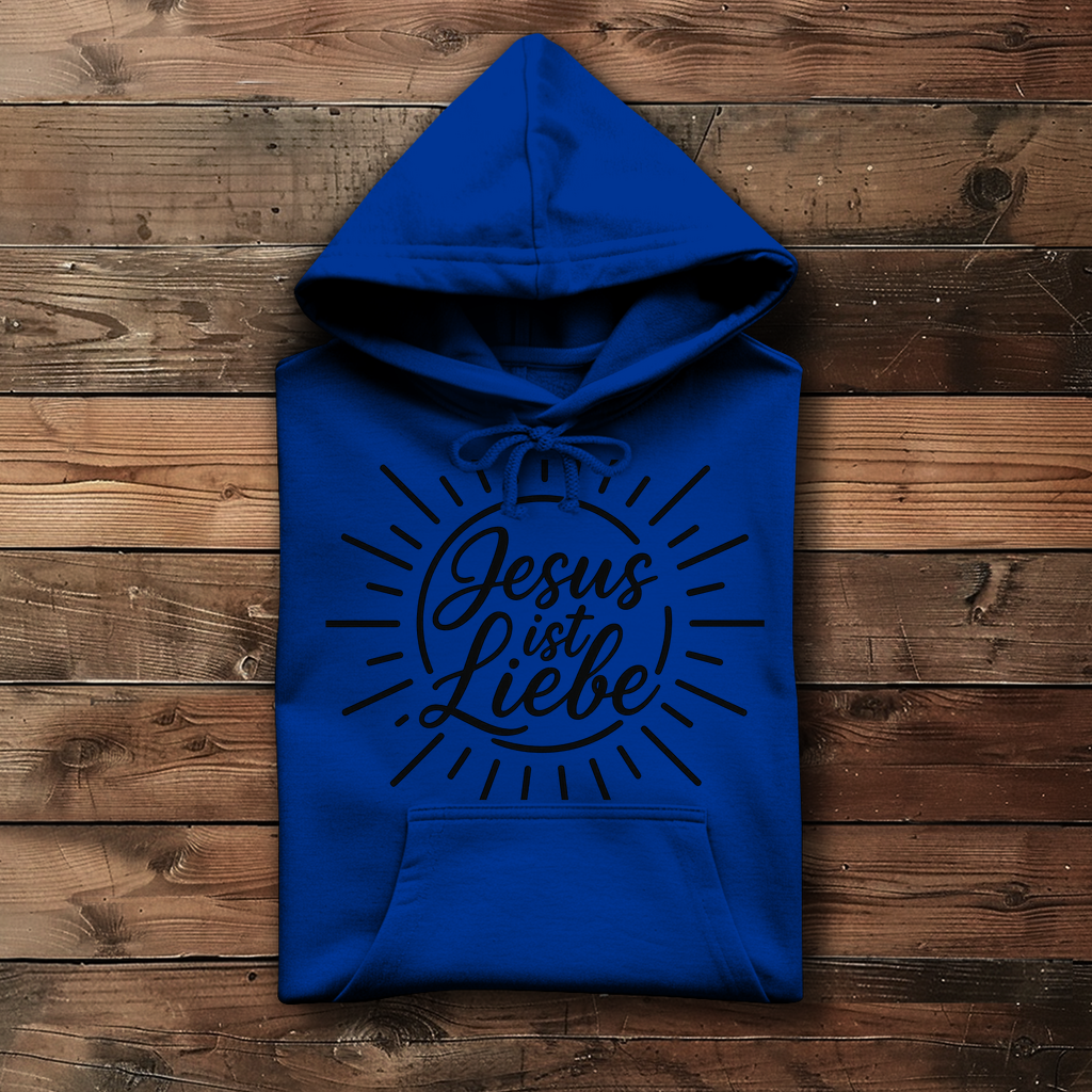 Damen Hoodie Jesus ist Liebe