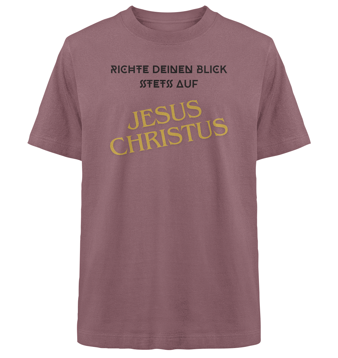 Richte dein blick - Heavy Oversized Organic Shirt