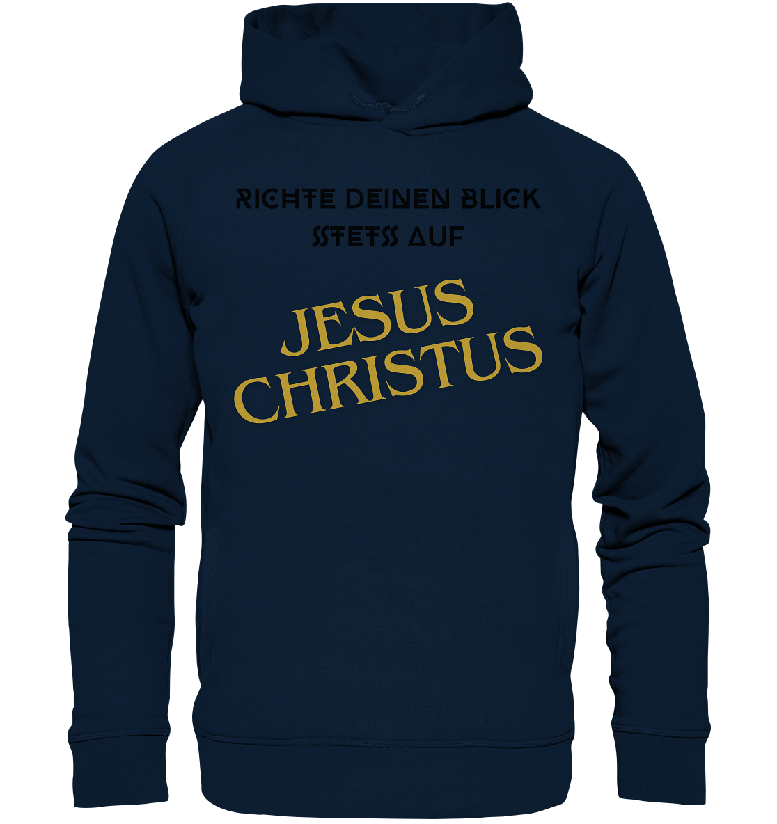 Richte dein blick - Organic Fashion Hoodie