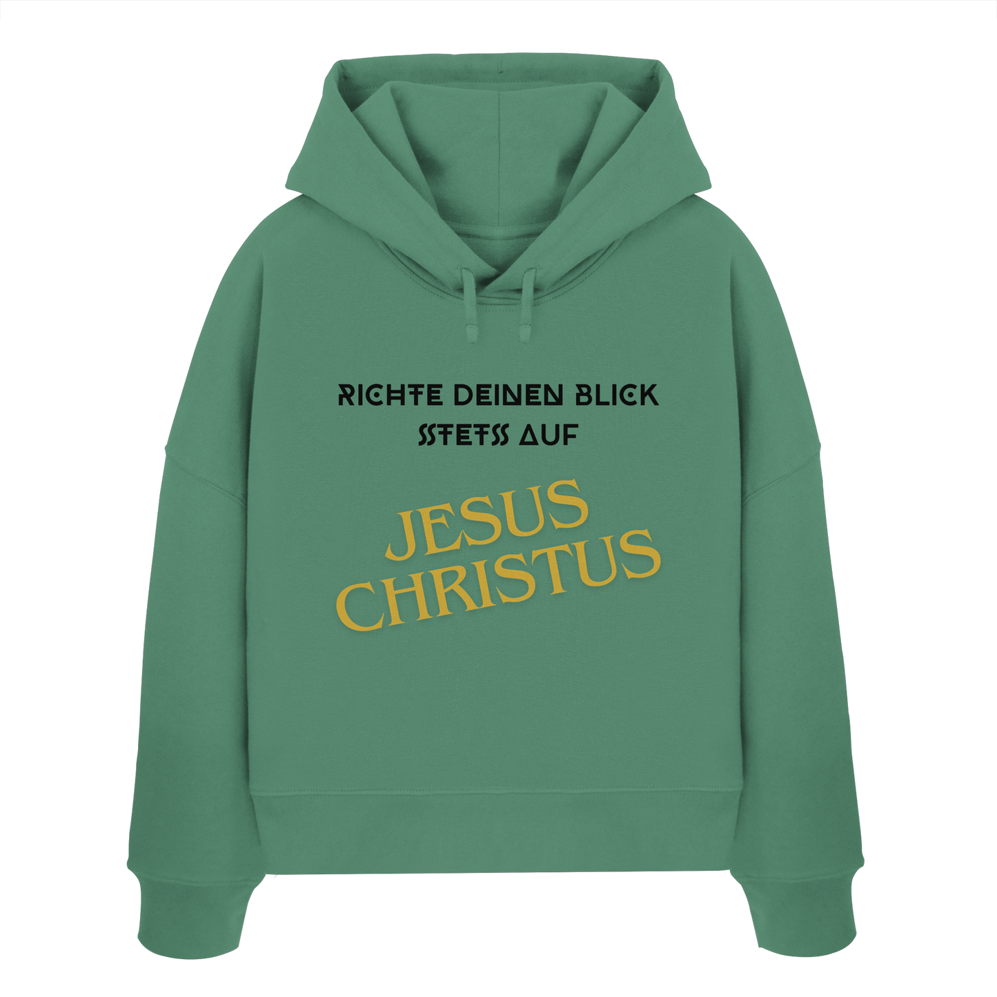 Richte dein blick - Womens Organic Boxcut Hoodie