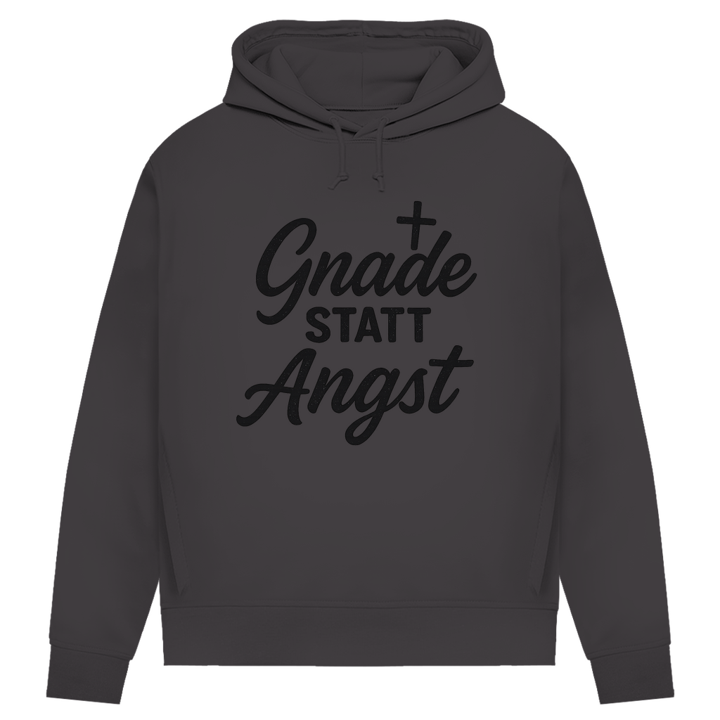 Damen Premium Bio Hoodie Gnade statt Angst