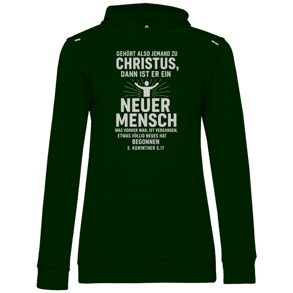 Damen Promo Hoodie Neuer Mensch in Christus