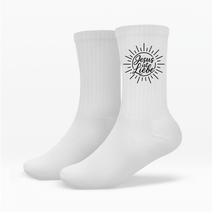 Socken Jesus ist Liebe