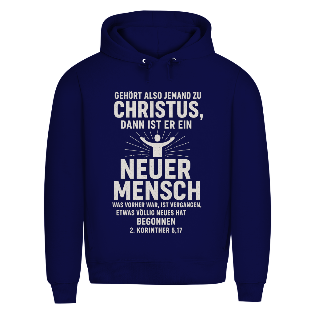 Herren Premium Bio Hoodie Weg,Wahrheit,Leben
