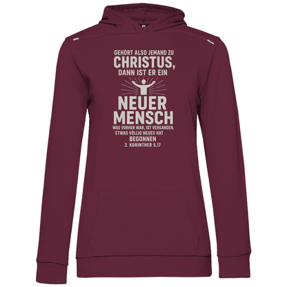 Damen Promo Hoodie Neuer Mensch in Christus