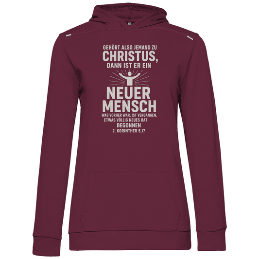 Damen Promo Hoodie Neuer Mensch in Christus