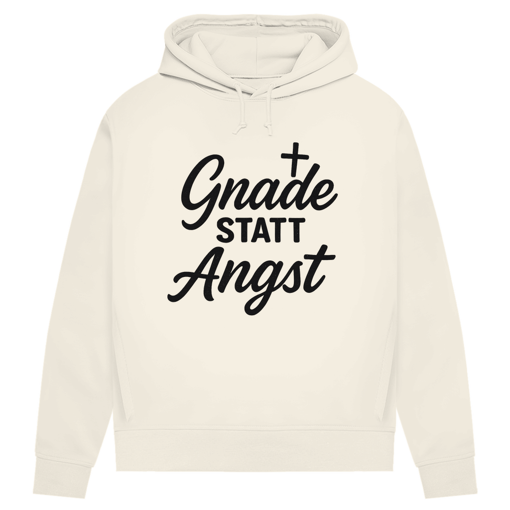 Damen Premium Bio Hoodie Gnade statt Angst