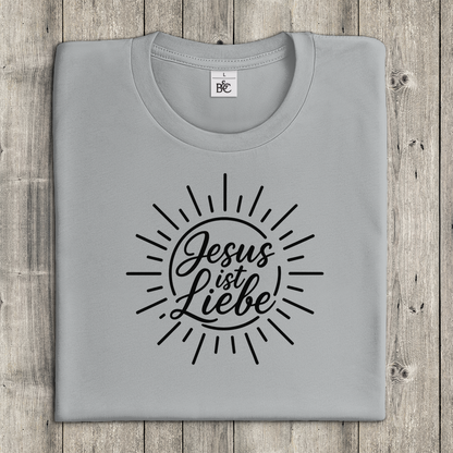 Damen T-Shirt Jesus ist Liebe
