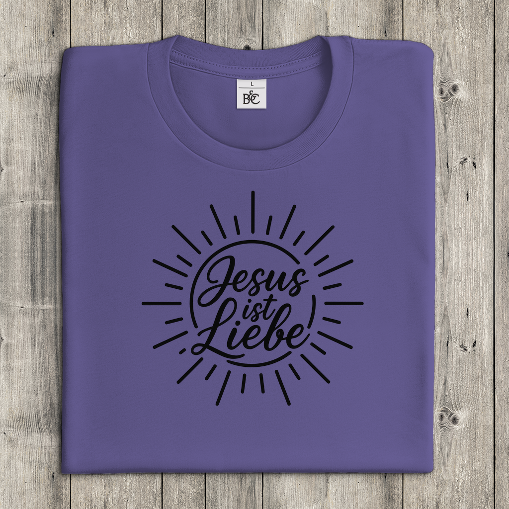 Damen T-Shirt Jesus ist Liebe