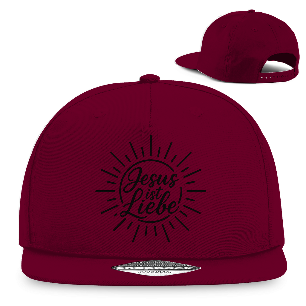 Snapback Rapper Cap Jesus ist Liebe