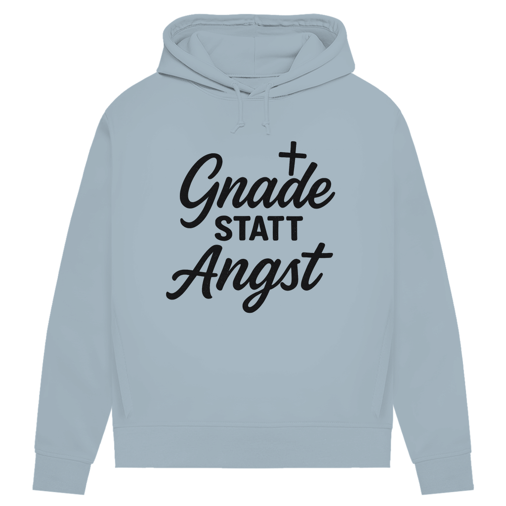 Damen Premium Bio Hoodie Gnade statt Angst