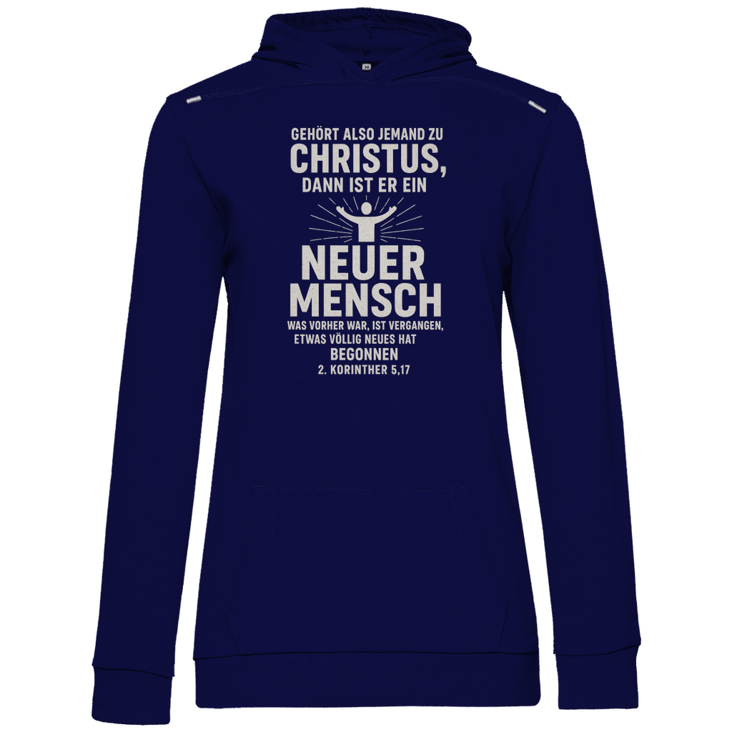 Damen Promo Hoodie Neuer Mensch in Christus