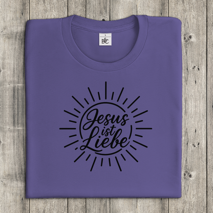 Damen T-Shirt Jesus ist Liebe