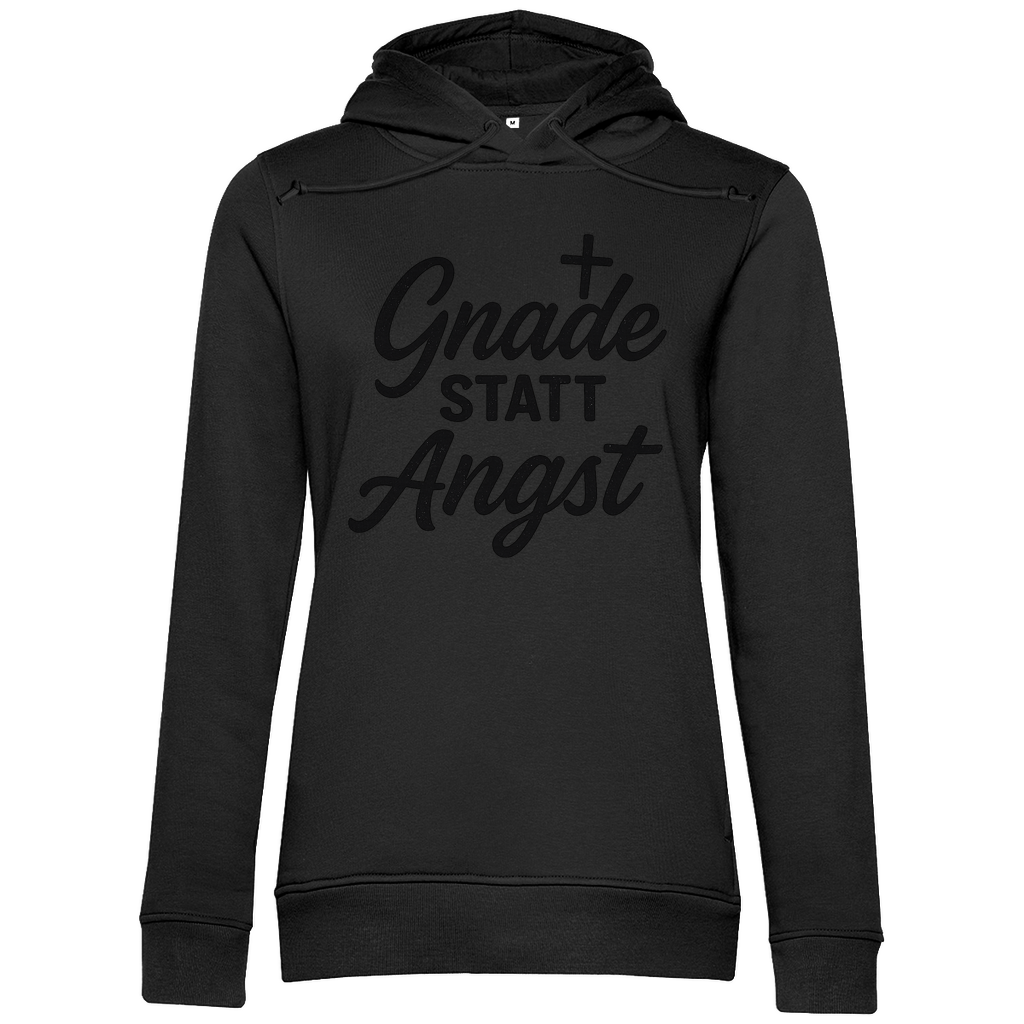 Damen Premium Bio Hoodie Gnade statt Angst