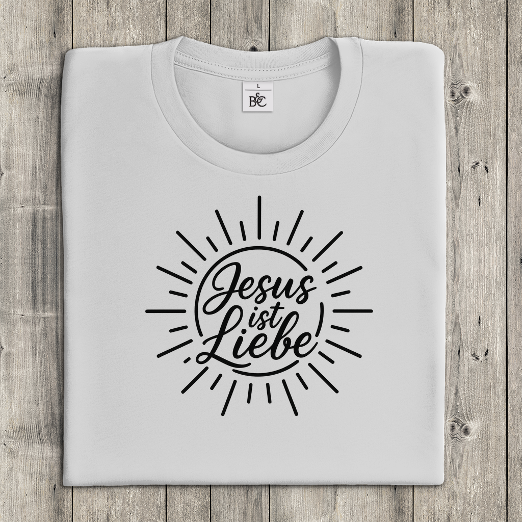Damen T-Shirt Jesus ist Liebe