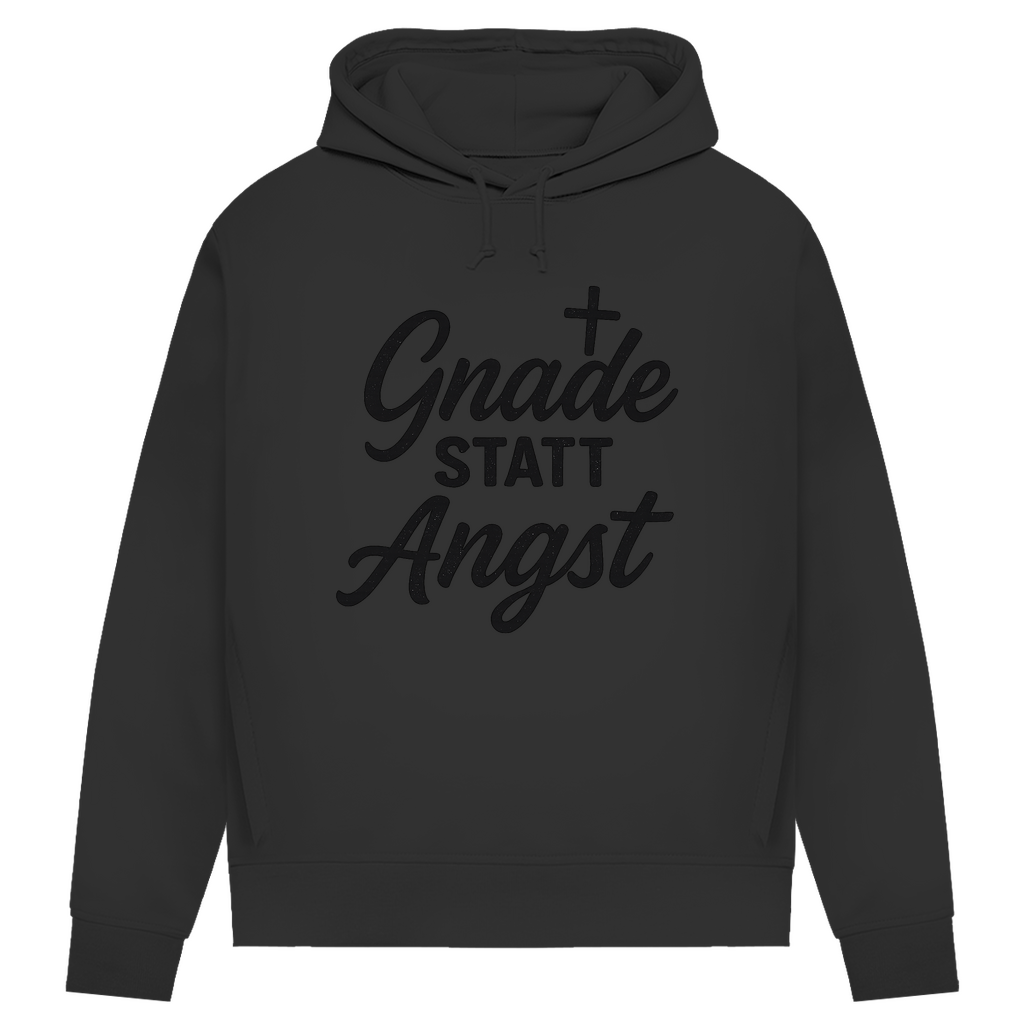 Damen Premium Bio Hoodie Gnade statt Angst