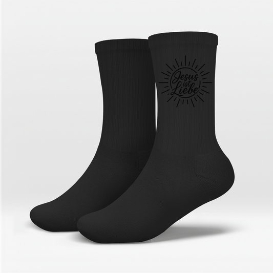 Socken Jesus ist Liebe