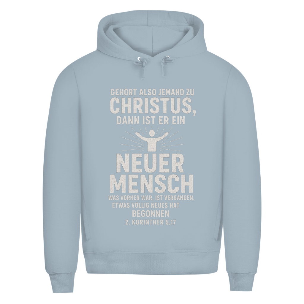 Herren Premium Bio Hoodie Weg,Wahrheit,Leben
