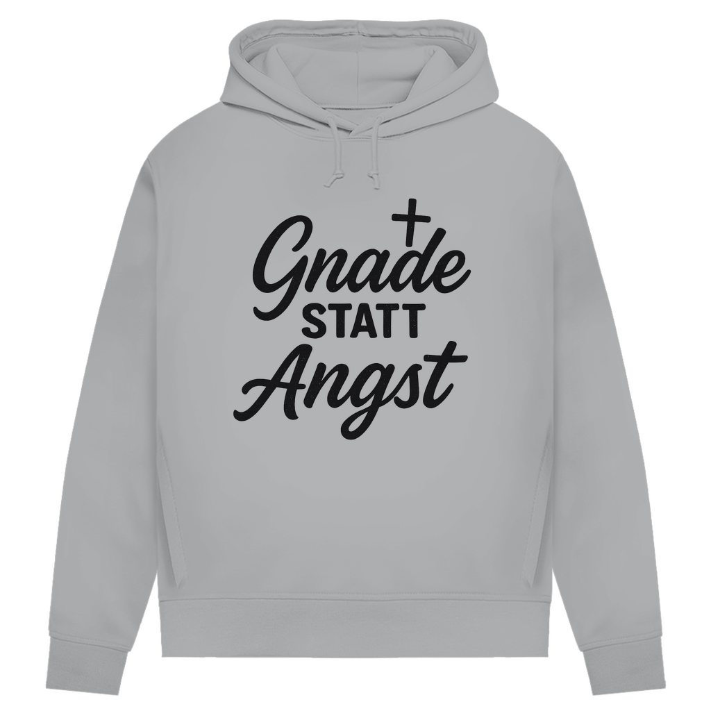 Damen Premium Bio Hoodie Gnade statt Angst