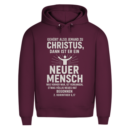 Herren Premium Bio Hoodie Weg,Wahrheit,Leben