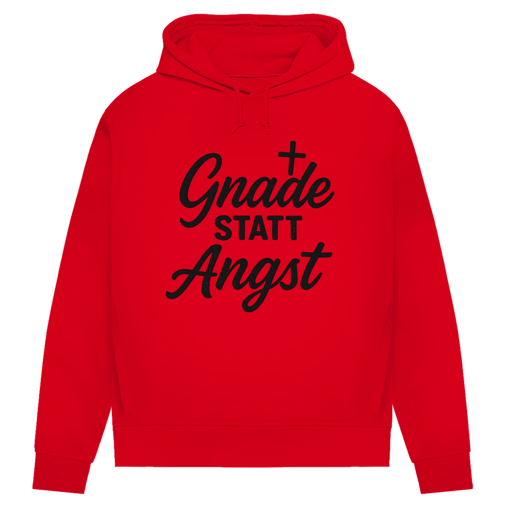 Damen Premium Bio Hoodie Gnade statt Angst