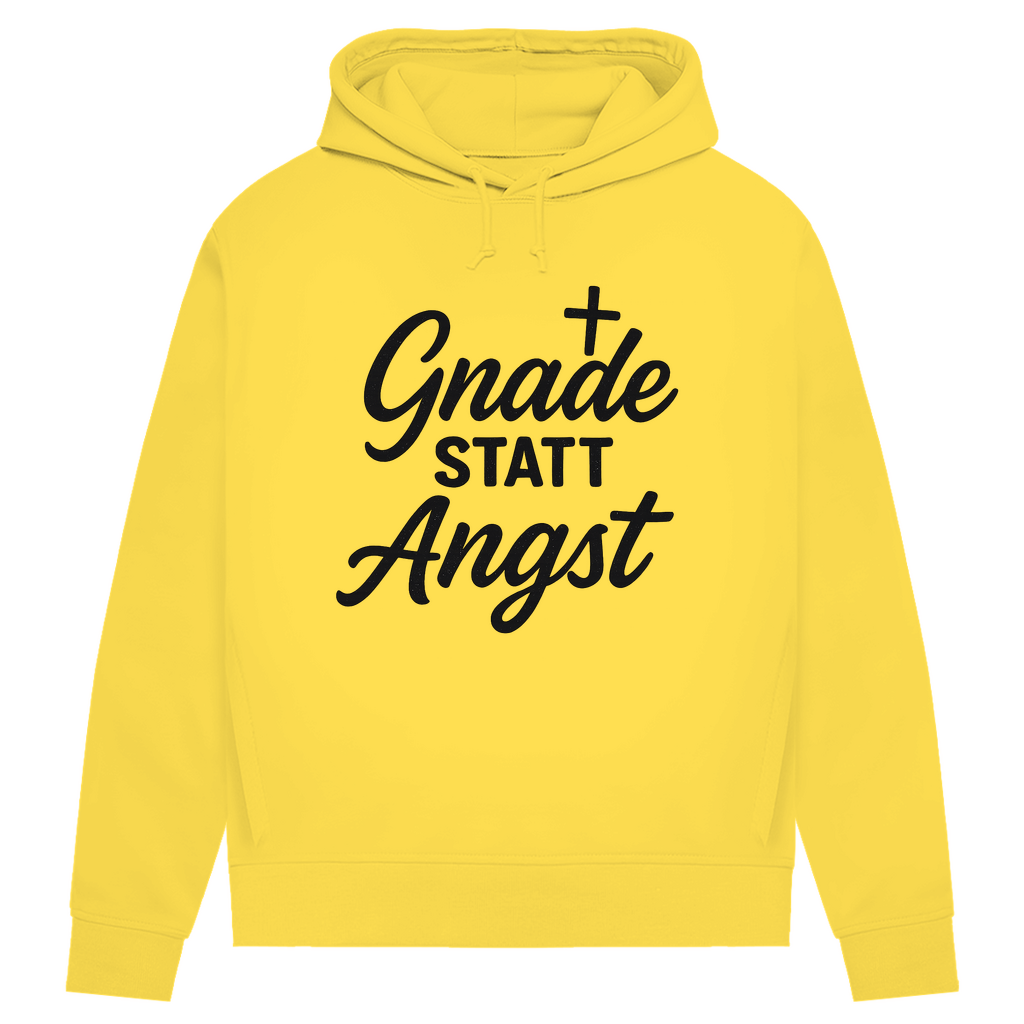 Damen Premium Bio Hoodie Gnade statt Angst
