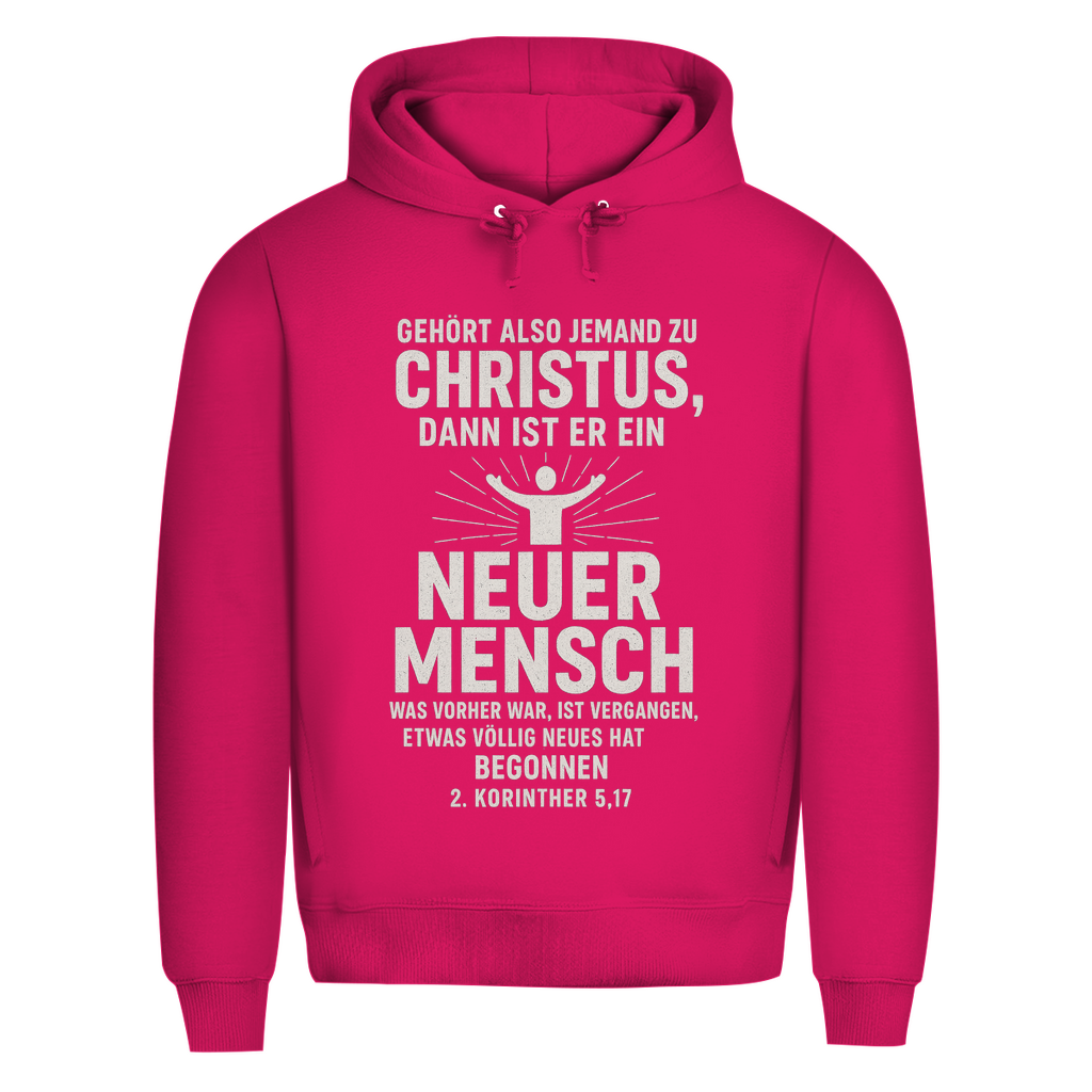 Herren Premium Bio Hoodie Weg,Wahrheit,Leben