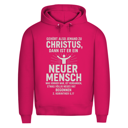 Herren Premium Bio Hoodie Weg,Wahrheit,Leben