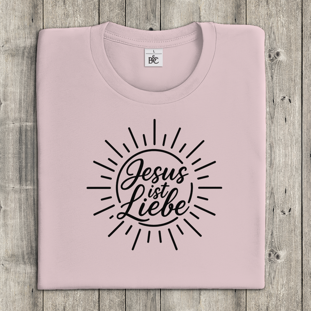 Damen T-Shirt Jesus ist Liebe