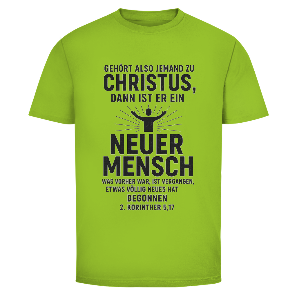 Herren T-Shirt Neuer Mensch in Christus