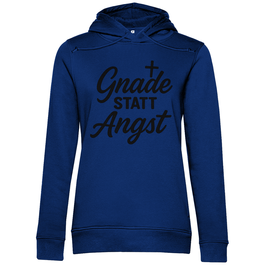 Damen Premium Bio Hoodie Gnade statt Angst