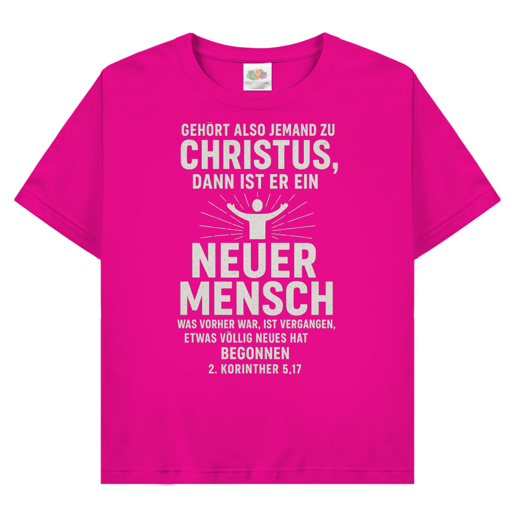 Damen Promo T-Shirt Neuer Mensch in Christus