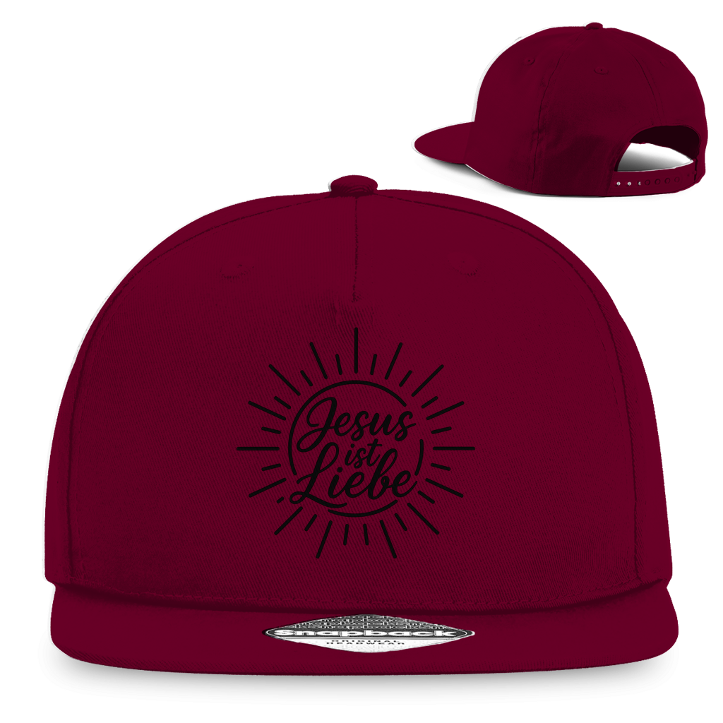 Snapback Rapper Cap Jesus ist Liebe