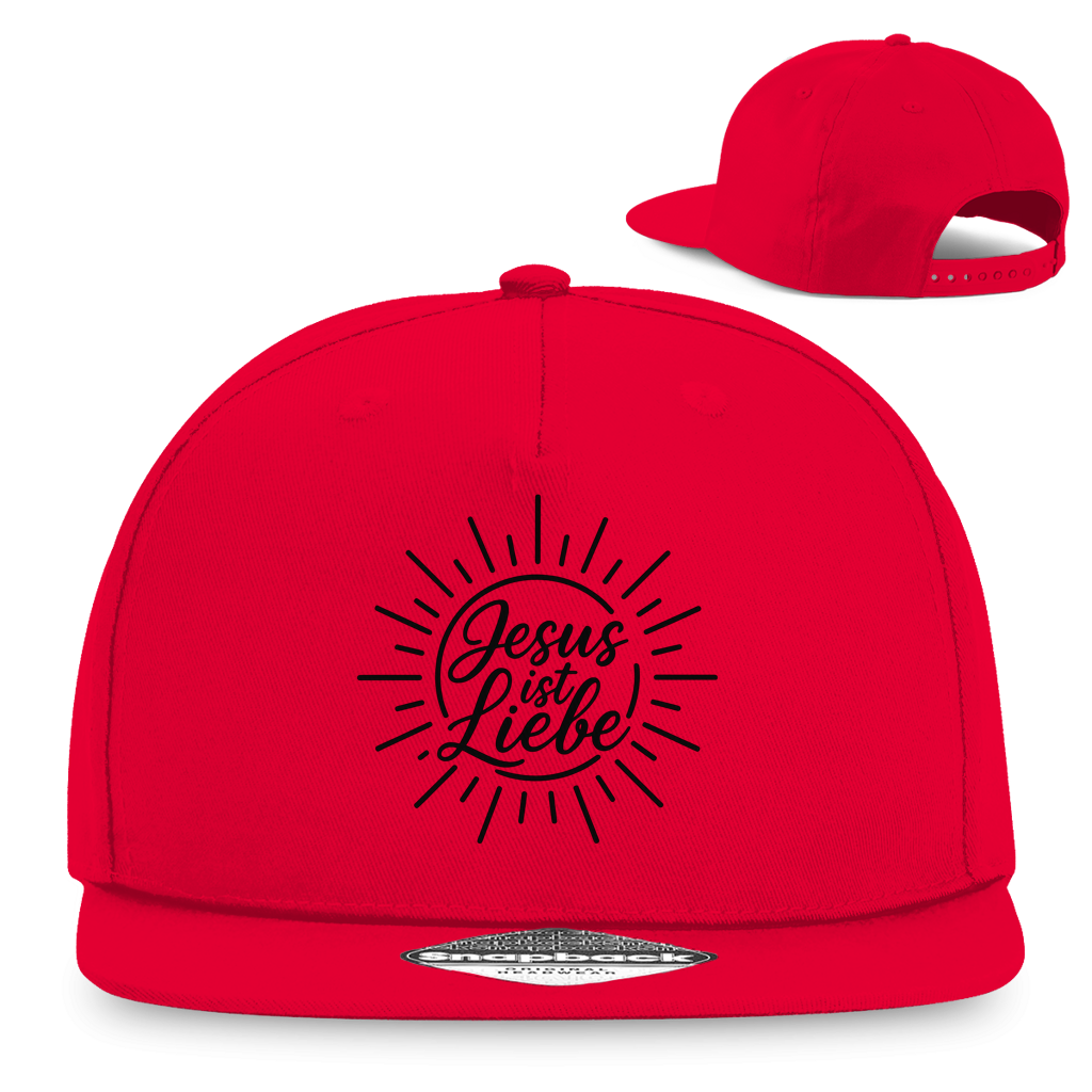 Snapback Rapper Cap Jesus ist Liebe